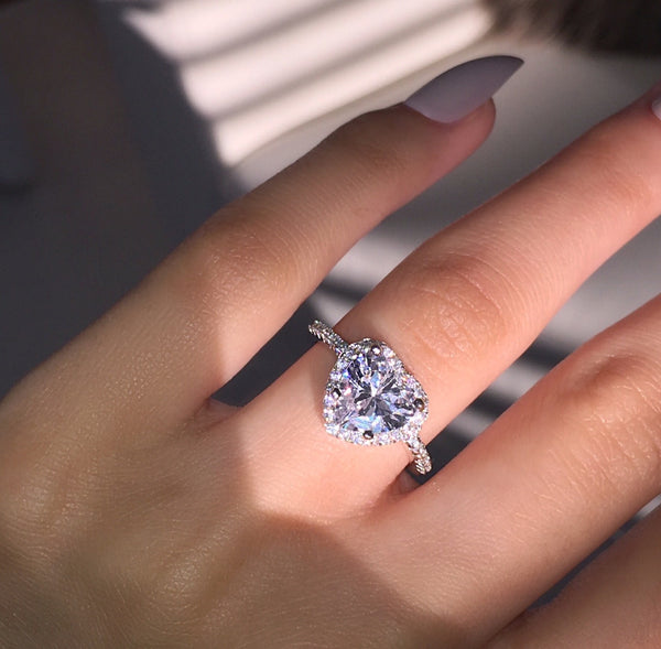 Eevee's Silver Heart Ring