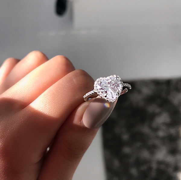 Eevee's Silver Heart Ring