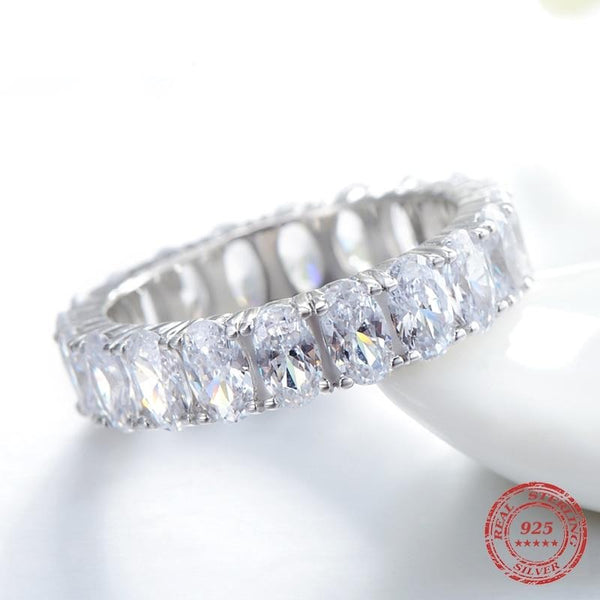 Oval Cut Eternity Ring