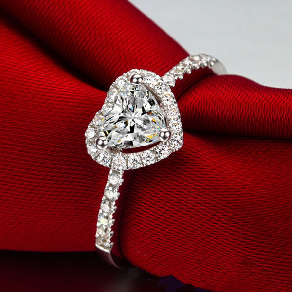 Eevee's Silver Heart Ring