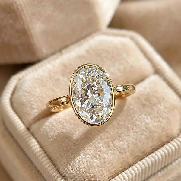 Full Bezel Oval Ring